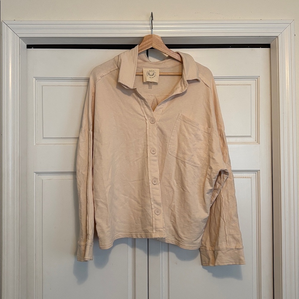 Fantastic Fawn Cream Button-Up Shirt